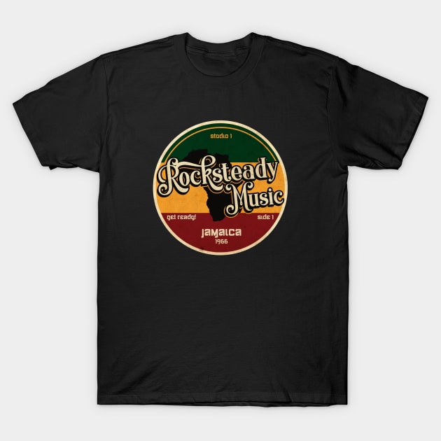 Rocksteady Music LP T-Shirt by CTShirts